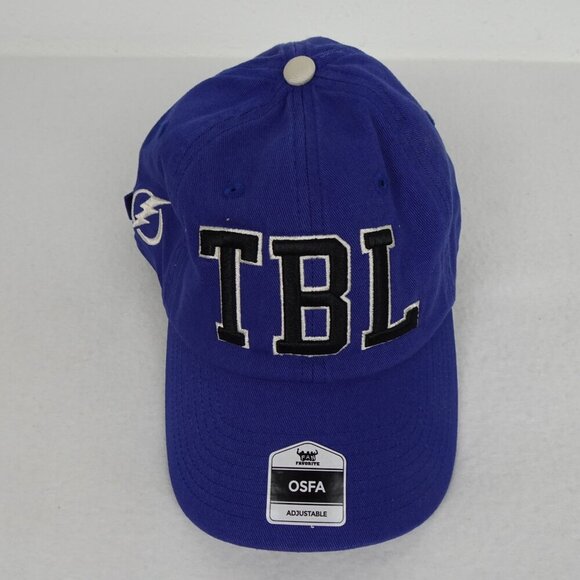 Tampa Bay Lightning NHL Hockey Team TBL Blue Baseball Hat Cap Men's Size OS NEW - Picture 3 of 12
